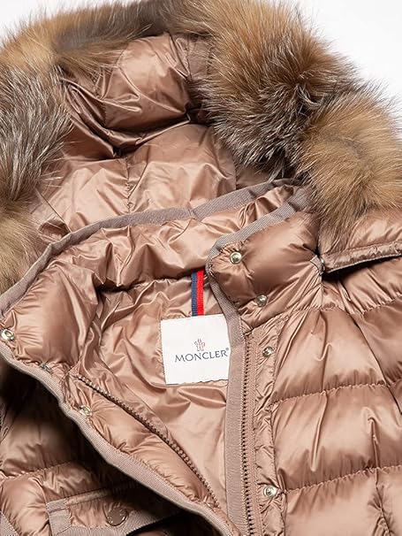 D48極美品 モンクレール メリン ダウンコート 玉蟲色 00 ファー